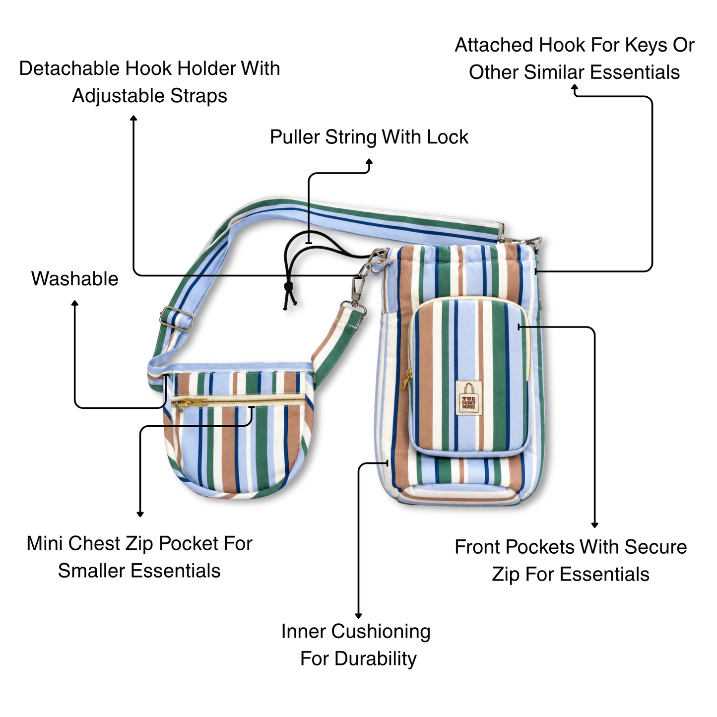 Sip & Stroll Bottle Sling