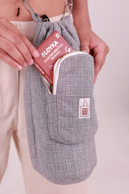 The Classic Gridline Bottle Sling