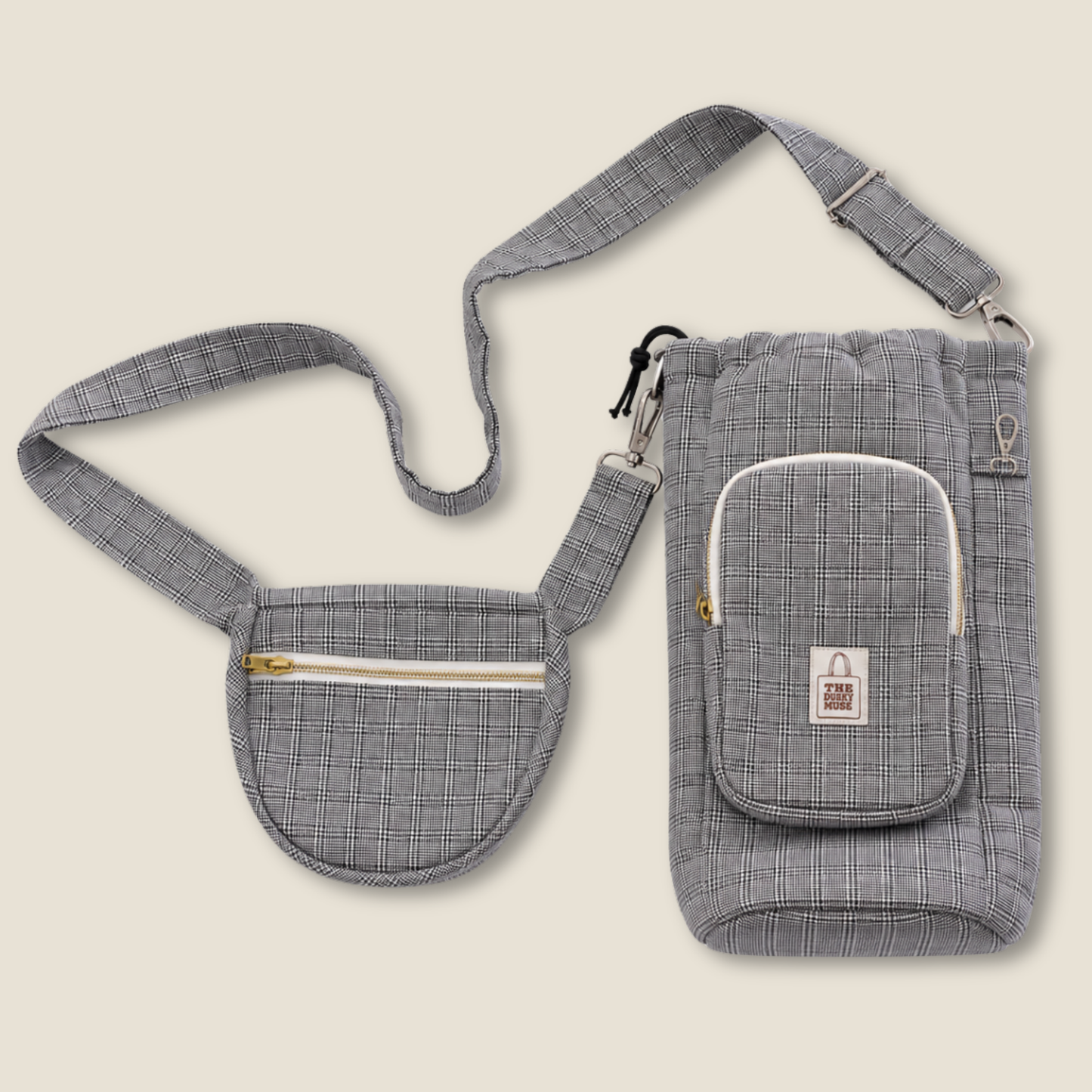 The Classic Gridline Bottle Sling