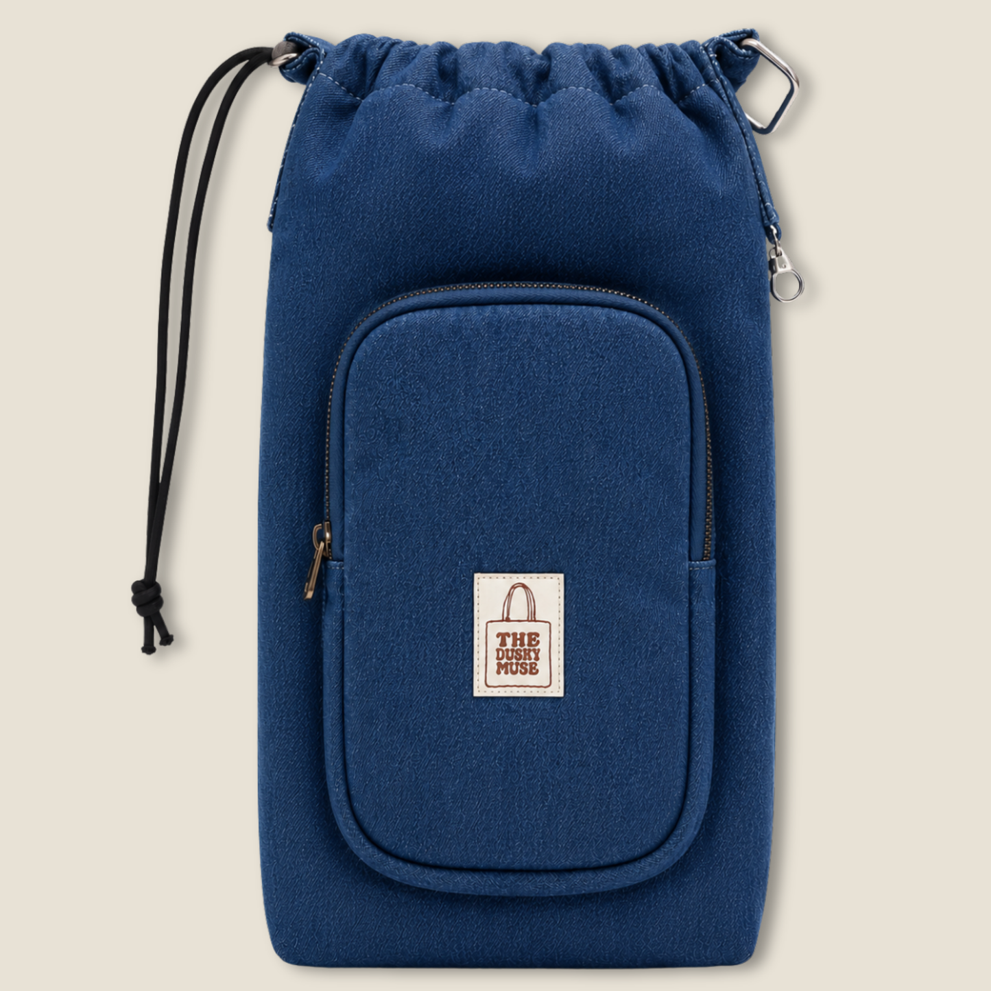 The Jean Quencher - Denim Bottle Sling