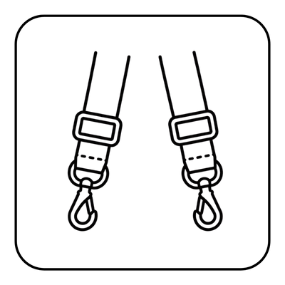 Adjustable & Removable Straps