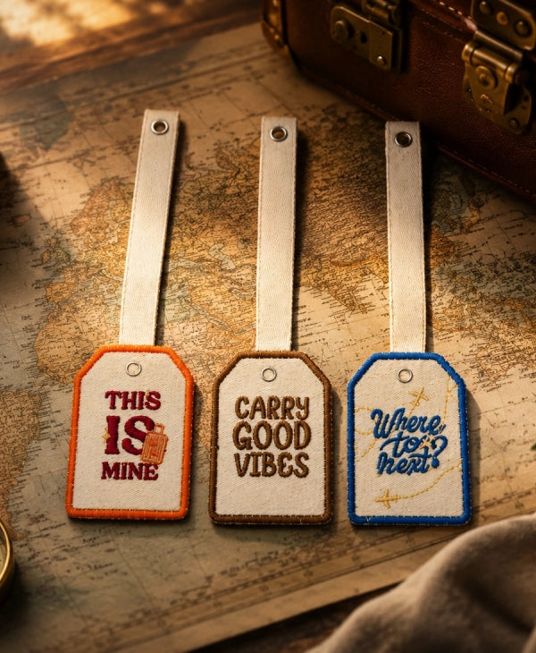 Set of 3 luggage tag