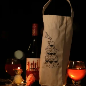 Stylish Cotton Wine Bottle Bag
