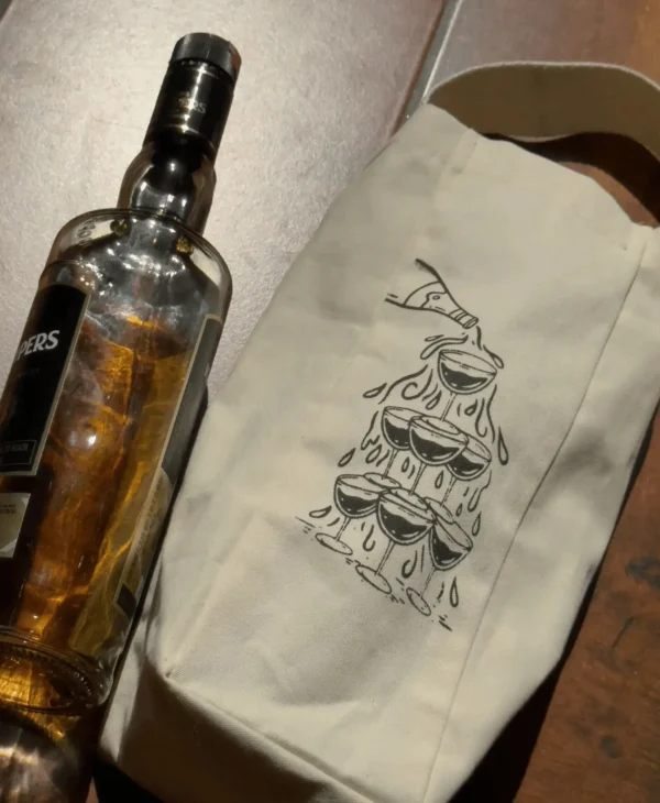 Stylish Cotton Wine Bottle Bag